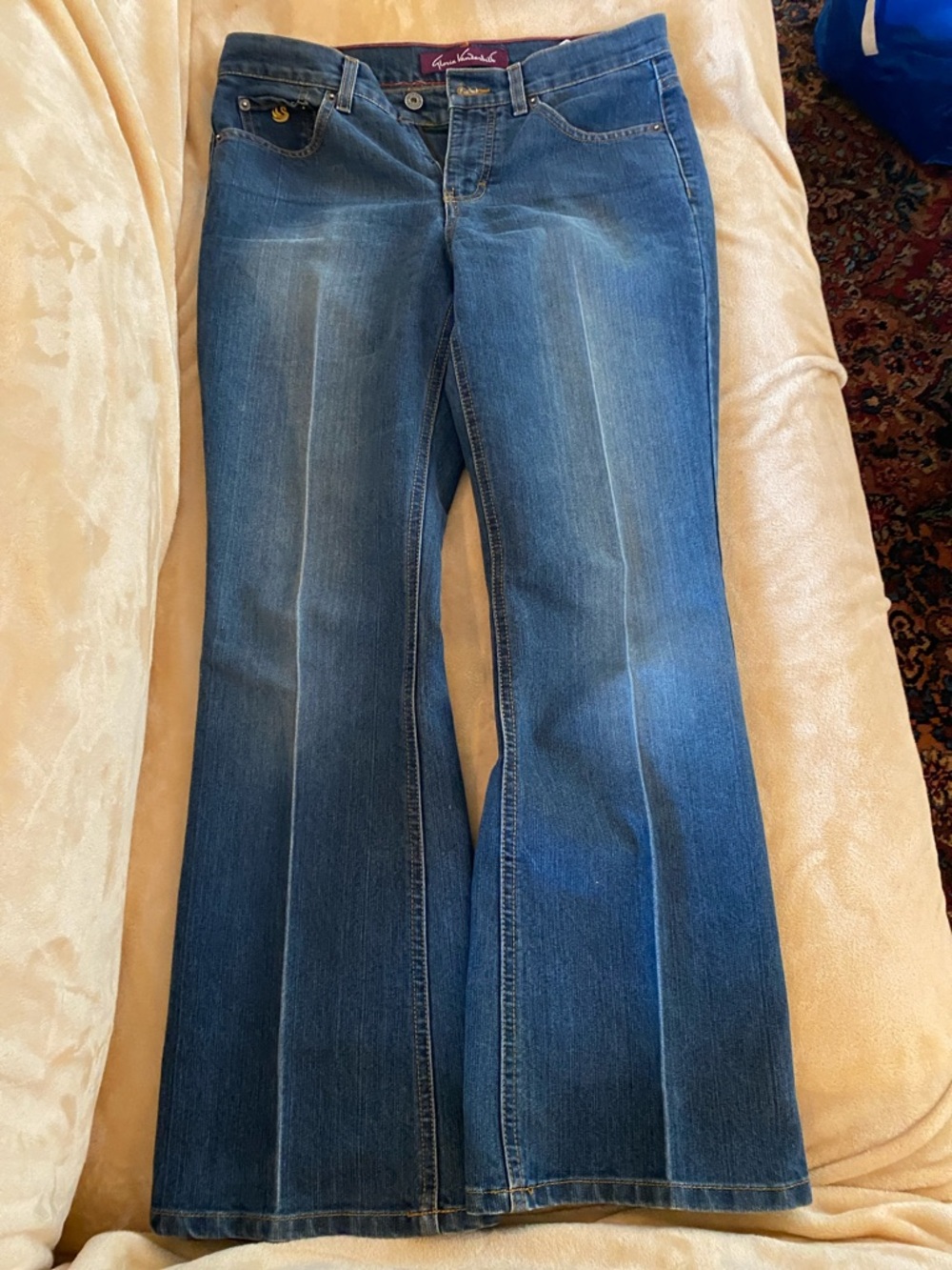 Gloria Vanderbilt Medium Blue Flare Jeans